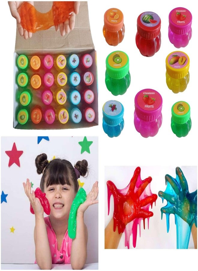 ZOKCY® (Pack of 8 Pcs) Crystal Slime Jelly for Kids/Crystal Slime Jelly Clay/Crystal Slime Soft Jelly Clay/Putty mud Stress Relief Toy Jelly Toy for Kids - Image 1